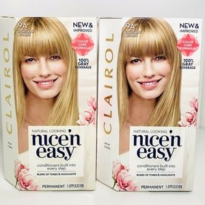 Clairol Nice’n Easy 9A Light Ash Blonde Color 2PK
